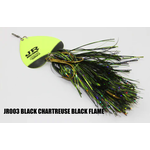 Musky Mayhem Tackle Jr Double CowGirl. Chart/Blk Flame