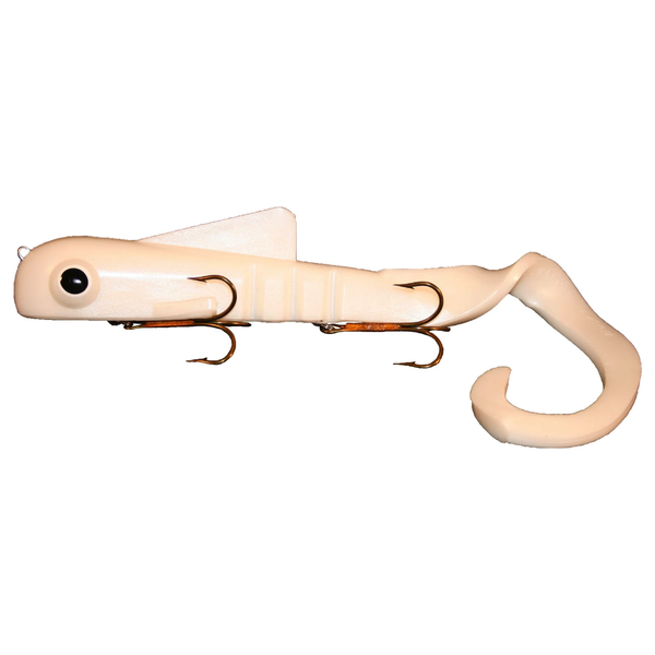 Musky Innovations Regular Bull Dawg 9" Pearl White