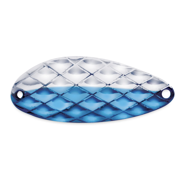 Acme Little Cleo Spoon 2/5oz Hammered Nickel Blue