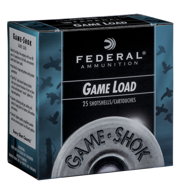 Federal Federal Game-Shok Game Load Upland 12ga Ammo 2-3/4" #6 25rds