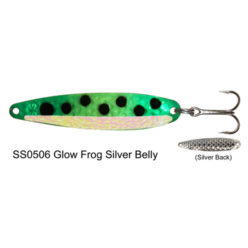 Dreamweaver Super Slim Spoon. Glow Metallic Frog