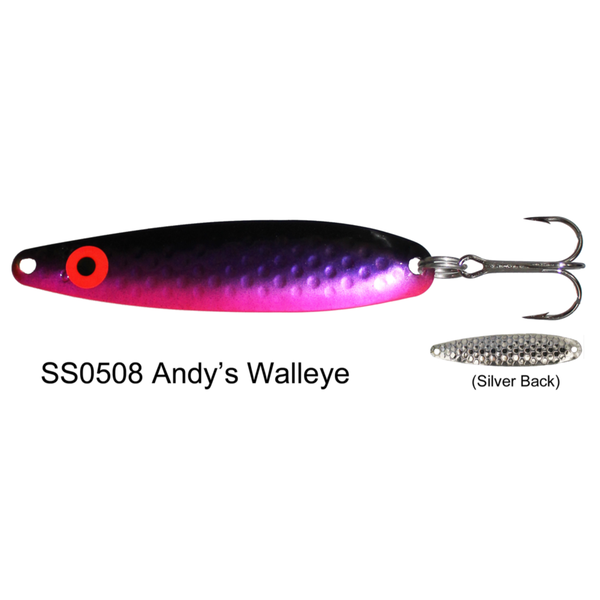 Dreamweaver Super Slim Spoon. Andy's Walleye