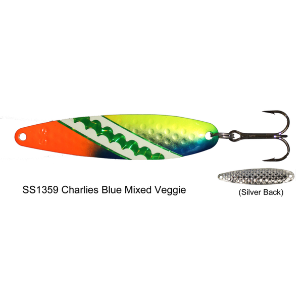 Dreamweaver Super Slim Spoon. Charlies Blue Mixed Veggie