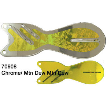 Dreamweaver Spin Doctor 8" Flasher Chrome Mountain Dew/Dew