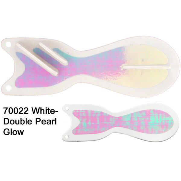 Dreamweaver Spin Doctor 8" Flasher White Double Pearl Glow