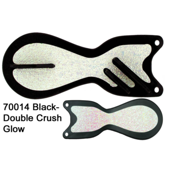 Dreamweaver Spin Doctor 6" Flasher Black Double Crush Glow