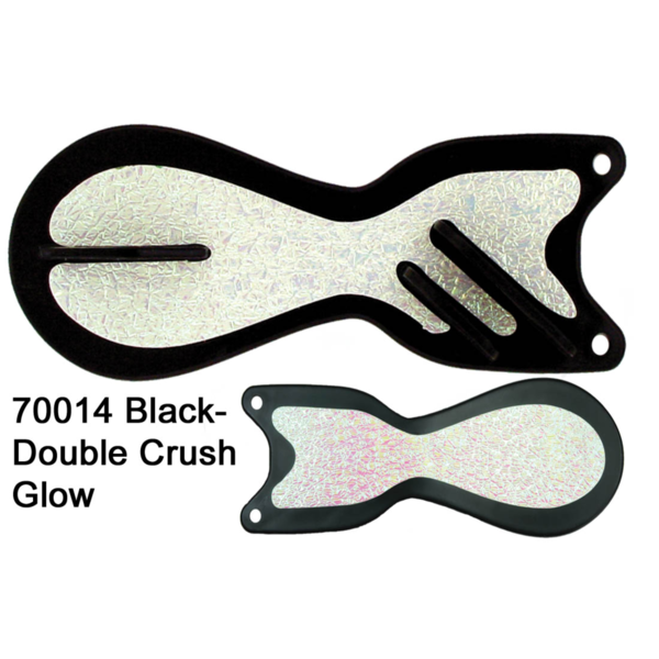 Dreamweaver Spin Doctor 6" Flasher Black Double Crush Glow