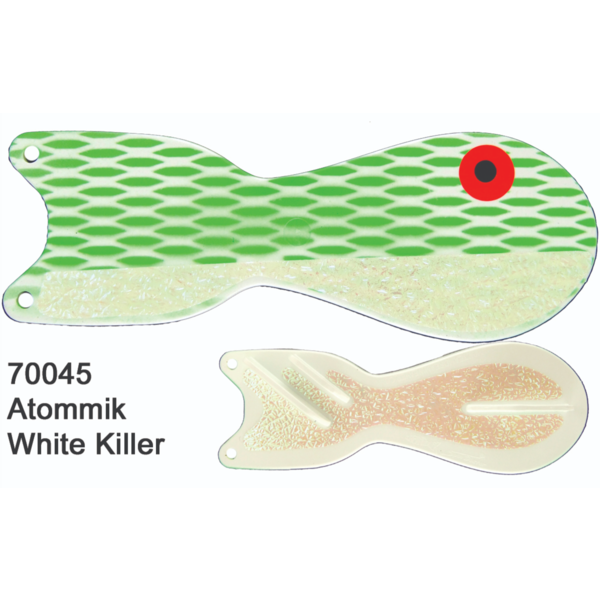 Dreamweaver Spin Doctor 8" Flasher White Automic Killer