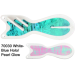 Dreamweaver Spin Doctor 8" Flasher White Blue Hologram