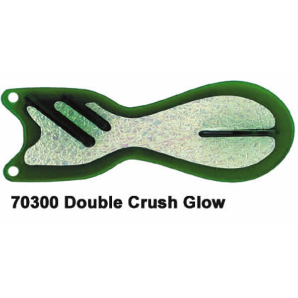 Dreamweaver Spin Doctor 8" Flasher Emerald Green Crush Glow