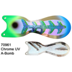 Dreamweaver Spin Doctor 8" Flasher Chrome UV A-Bomb