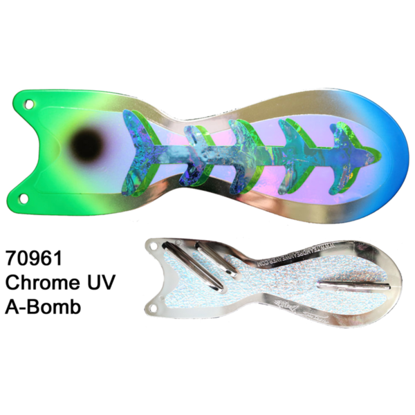 Dreamweaver Spin Doctor 8" Flasher Chrome UV A-Bomb