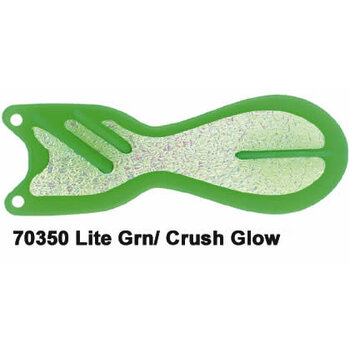 Dreamweaver Spin Doctor 8" Flasher Lite Green Crush Glow