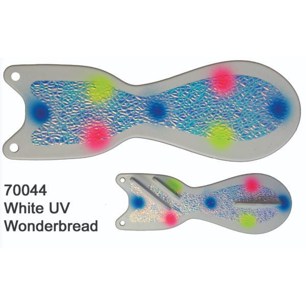 Dreamweaver Spin Doctor 10" Flasher White UV Wonderbread