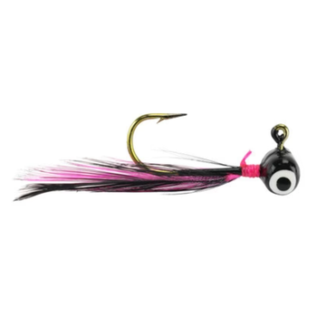 Strike King Mr. Crappie Shoo Shiner Jig 1/16oz Pink Tuxedo 2-pk
