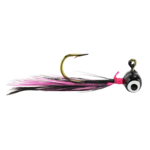 Strike King Mr. Crappie Shoo Shiner Jig 1/16oz Pink Tuxedo 2-pk