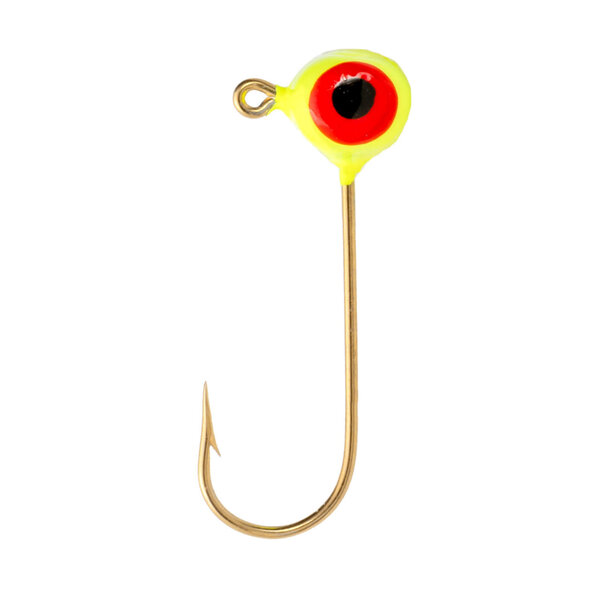 Strike King Mr Crappie Teen-Zee Sausage Head 1/32oz Chartreuse 6-pk