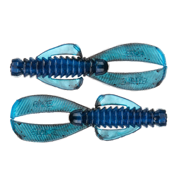 Strike King Rage Ned Bug 2-1/2" Black Blue Swirl 9-pk