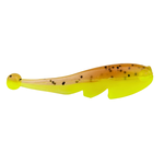 Strike King Mr Crappie Teen-Zee Fry 1.25" 15-pk Pumpkin Chartreuse Tail