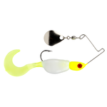 Strike King Mr Crappie Spin Baby Spinnerbait 1/8oz Refrigerator White