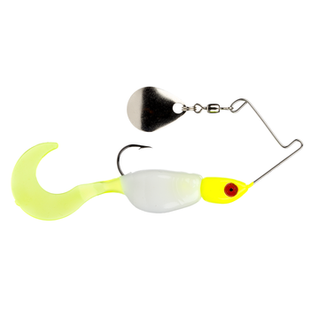 Strike King Mr Crappie Spin Baby Spinnerbait 1/8oz Refrigerator White
