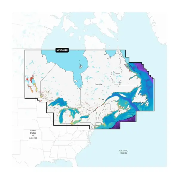 Garmin Navionics Vision+™ | NVUS012R |Canada, East & Great Lakes - Lakes, Rivers and Coastal Marine Charts