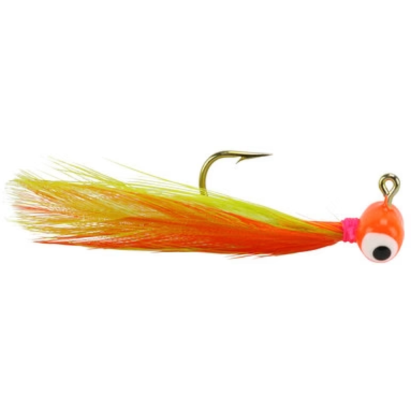 Strike King Mr. Crappie Shoo Shiner Jig 1/16oz Osage Orange 2-pk