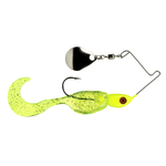 Strike King Mr Crappie Spin Baby Spinnerbait 1/8oz Chartreuse Shiner