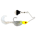 Strike King Mr Crappie Spin Baby Spinnerbait 1/8oz Glimmer Blue