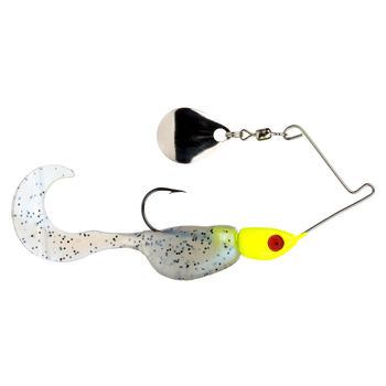 Strike King Mr Crappie Spin Baby Spinnerbait 1/8oz Glimmer Blue
