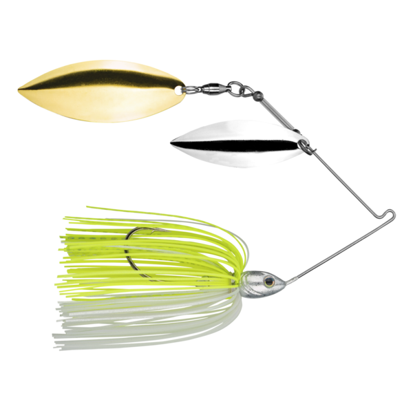 Strike King Tour Grade Double Willow 3/4oz Chartreuse White