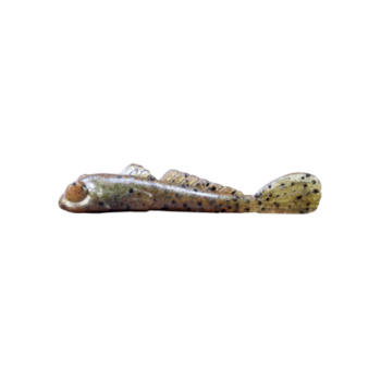 Grumpy Bait Mini Goby. Pearly Olive 2.25" 10-pk