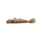 Grumpy Bait Mini Goby. Green Pumpkin/Brown 2.25" 10-pk