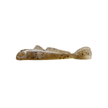 Grumpy Bait Mini Goby. Green Pumpkin/Brown 2.25" 10-pk