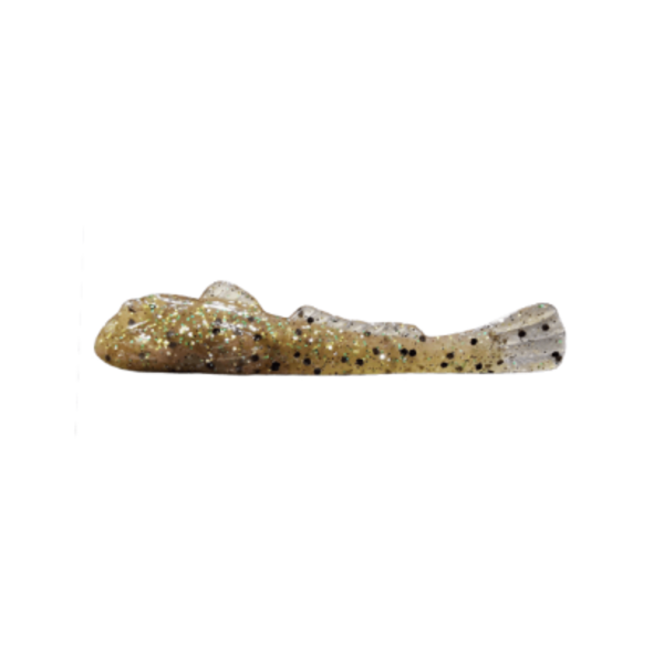 Grumpy Bait Round Goby. Natural Goby/Green 2.6" 8-pk
