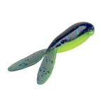 Strike King Mr Crappie Teen-Zee Tails 1.25" 15-pk Junebug Chartreuse
