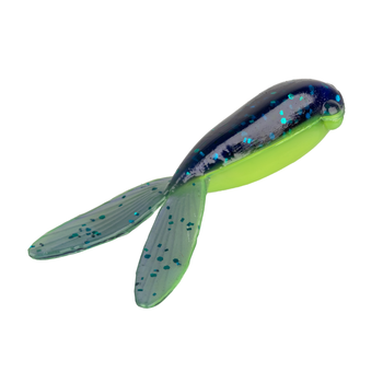 Strike King Mr Crappie Teen-Zee Tails 1.25" 15-pk Junebug Chartreuse