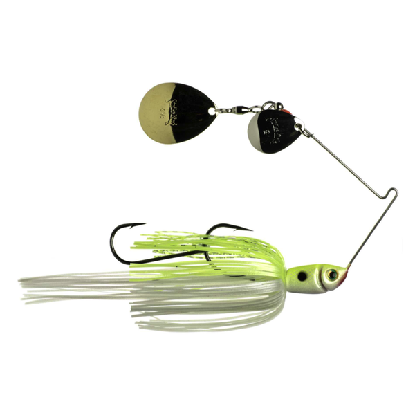 Strike King Premier Plus 3/8oz Dbl Colorado Chartreuse White Spinnerbait
