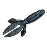 Strike King Rodent 4" Black Blue Flake 6-pk