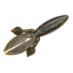 Strike King Rodent 4" Green Pumpkin Purple/Gold 6-pk