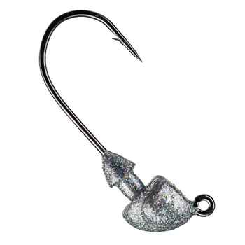 Strike King Squadron Swimbait Head 1/4oz Silver Bling 3-pk