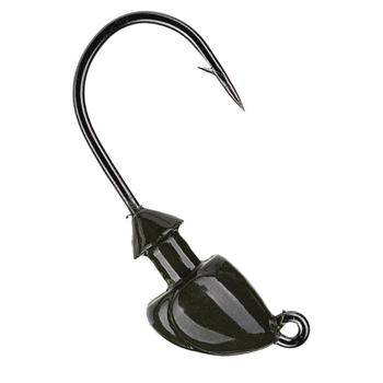 Strike King Squadron Baby Swimbait Head 3/16oz Green Pumpkin  3-pk