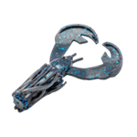 Strike King Rage Luau Craw 4" Black Blue Flake 7-pk