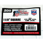Pro-Shot 22-270 1-1/8" Square Cotton Flannel Patches 500 Count