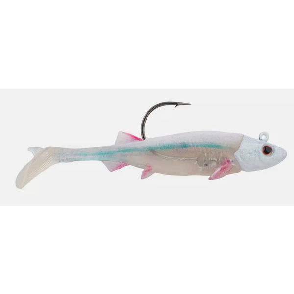 PowerBait Minnotator 3" 1/4oz HD White Shiner 2-pk