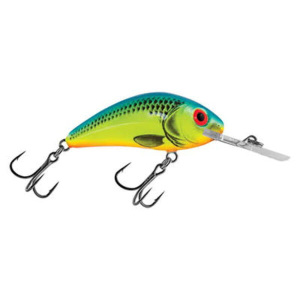 Salmo Floating Hornet 1-5/8" Chartreuse Blue