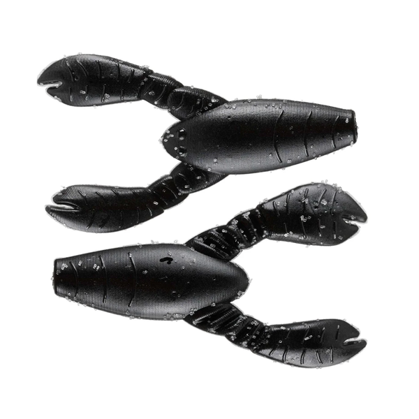 Great Lakes Finesse Snack Craw 2.1" Matte Black 6-pk