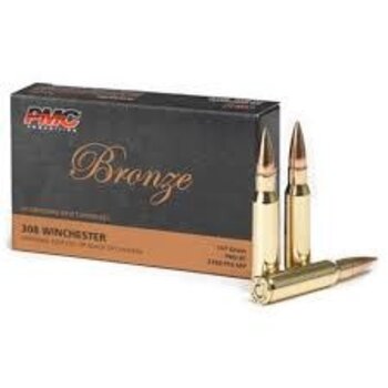 PMC PMC Bronze .308 Win 147gr FMJ Boat Tail Case of 500