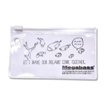 Megabass More Fish Small Zip Lure Case 5.5" x 3.5"