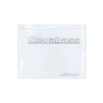 Megabass Black Medium Zip Lure Case 5" x 6.5"